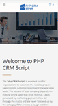 Mobile Screenshot of phpcrmscript.com