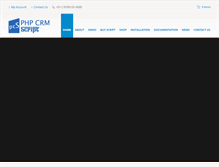 Tablet Screenshot of phpcrmscript.com